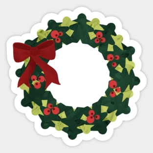 Meeple wreath Sticker